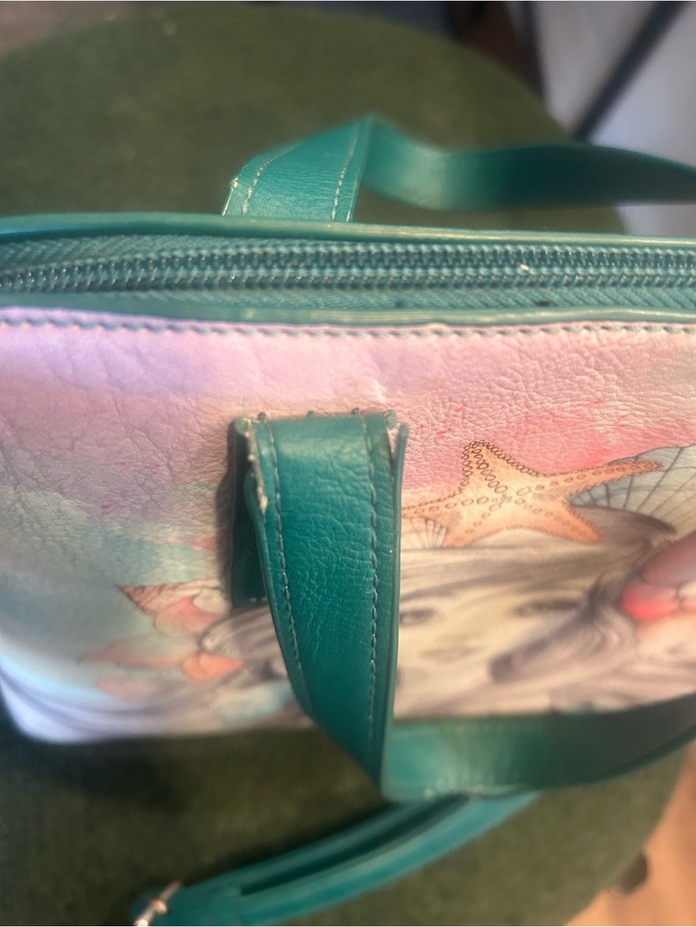 Disney Boutique The Little Mermaid Ariel Sketch Satchel Bag - Picture 6 of 6